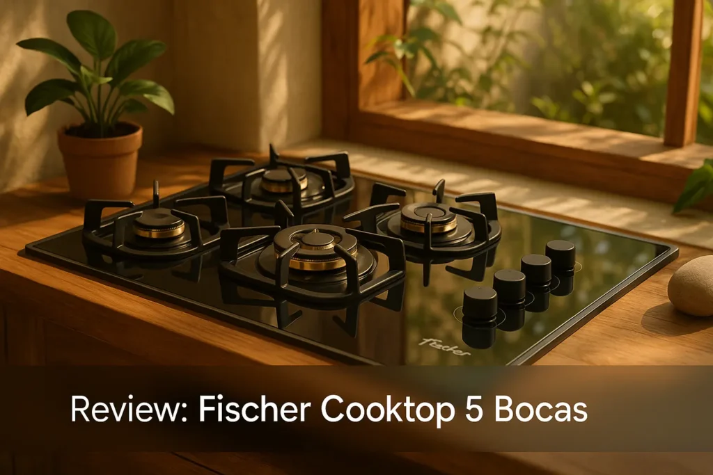 Fischer Cooktop 5 bocas é bom? Veja o veredito