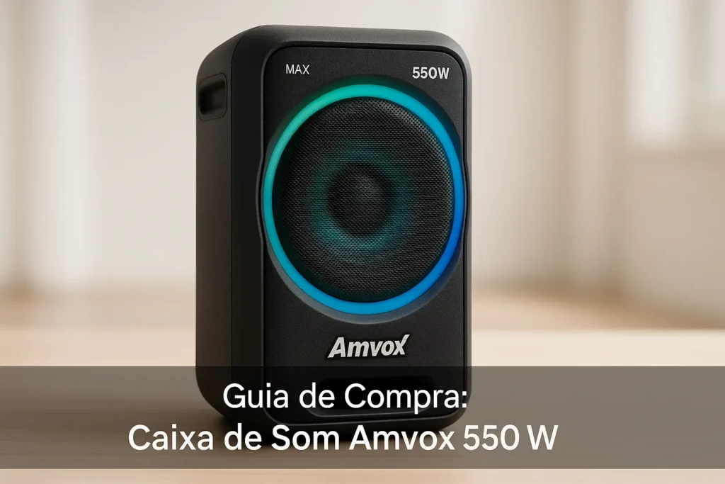 5 Caixas de Som Amvox 550W Disponíveis em Estoque Nacional Agora