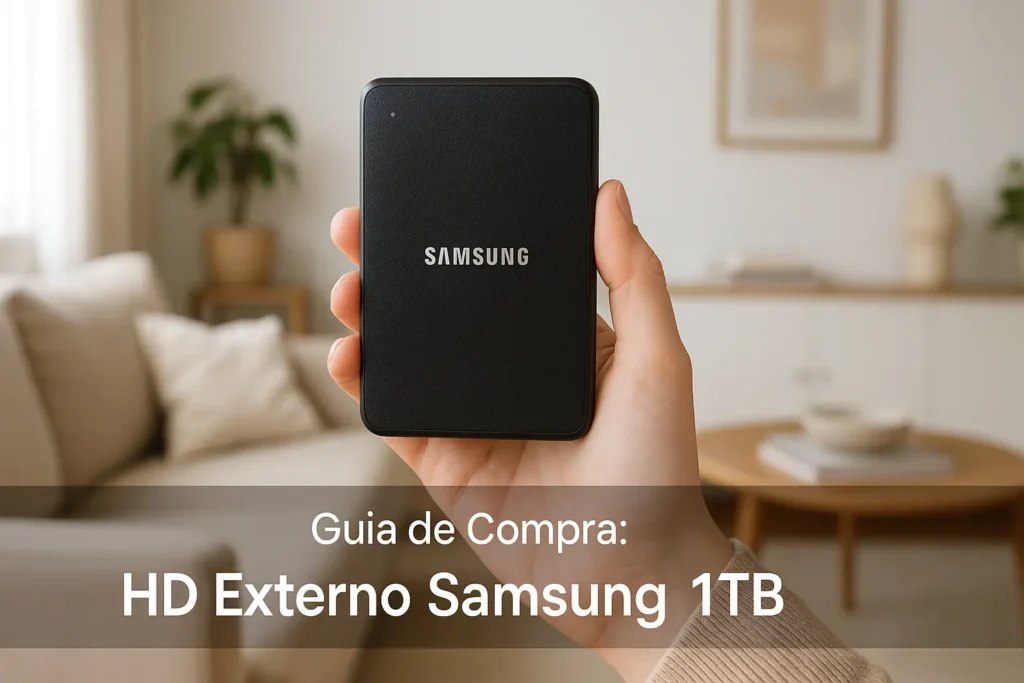 5 Melhores HD Externo Samsung 1TB Testados por Usuários Reais