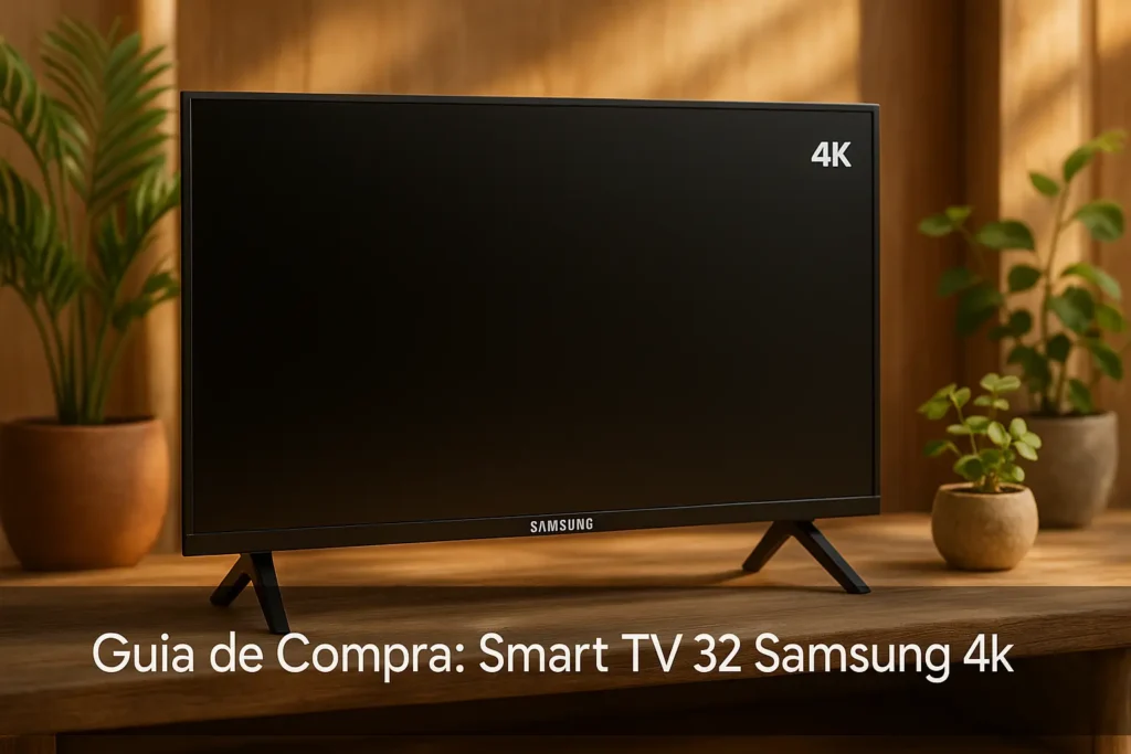 5 Melhores Smart TV 32 Samsung 4K Compactas e Inteligentes