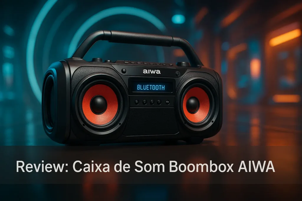 Caixa de Som AIWA BBS-02A: potência e conectividade