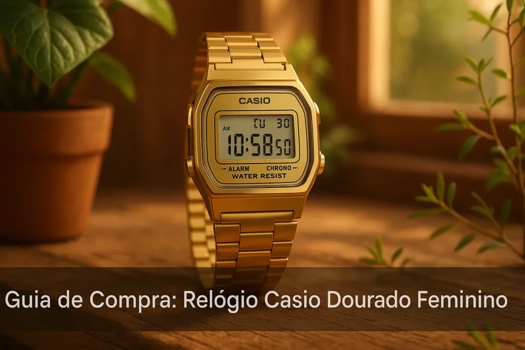 5 Melhores Relógios Casio Dourado Feminino com Estilo e Funções