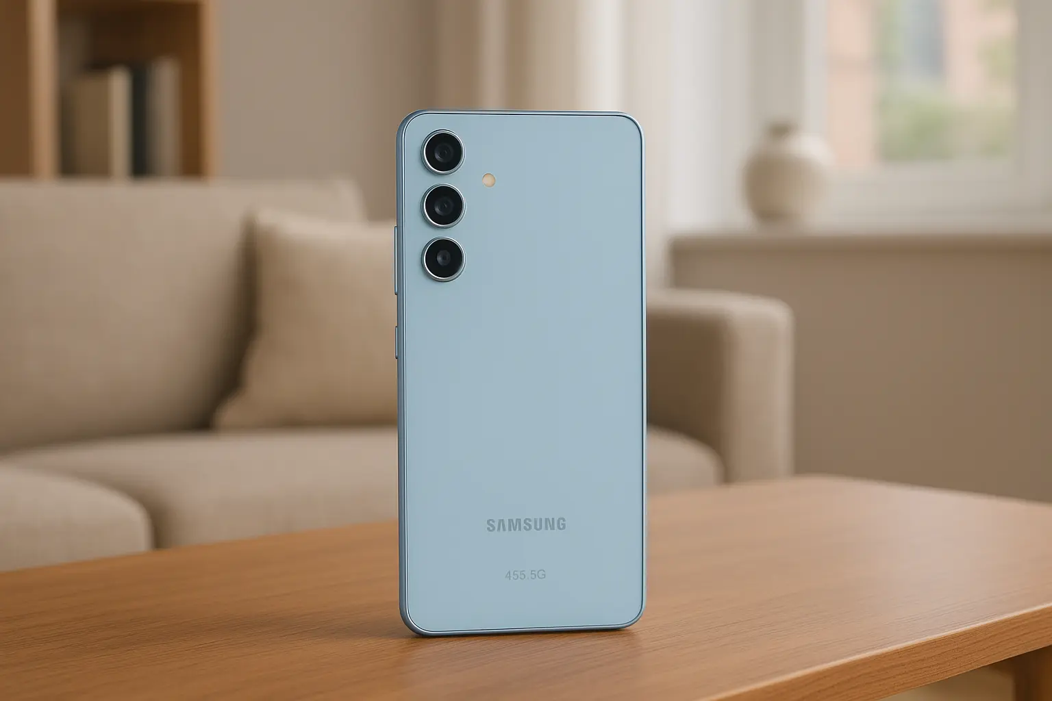 6 smartphone Samsung Galaxy A55 5G azul por menos de R$2.700 — promoção por tempo limitado
