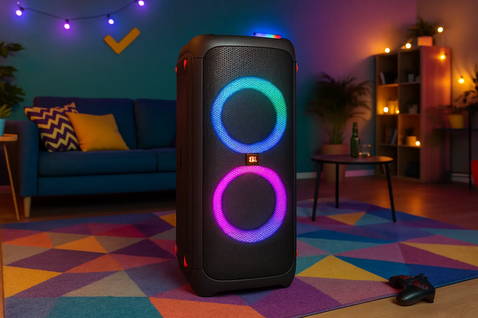 6 caixas JBL PartyBox com nota máxima dos usuários