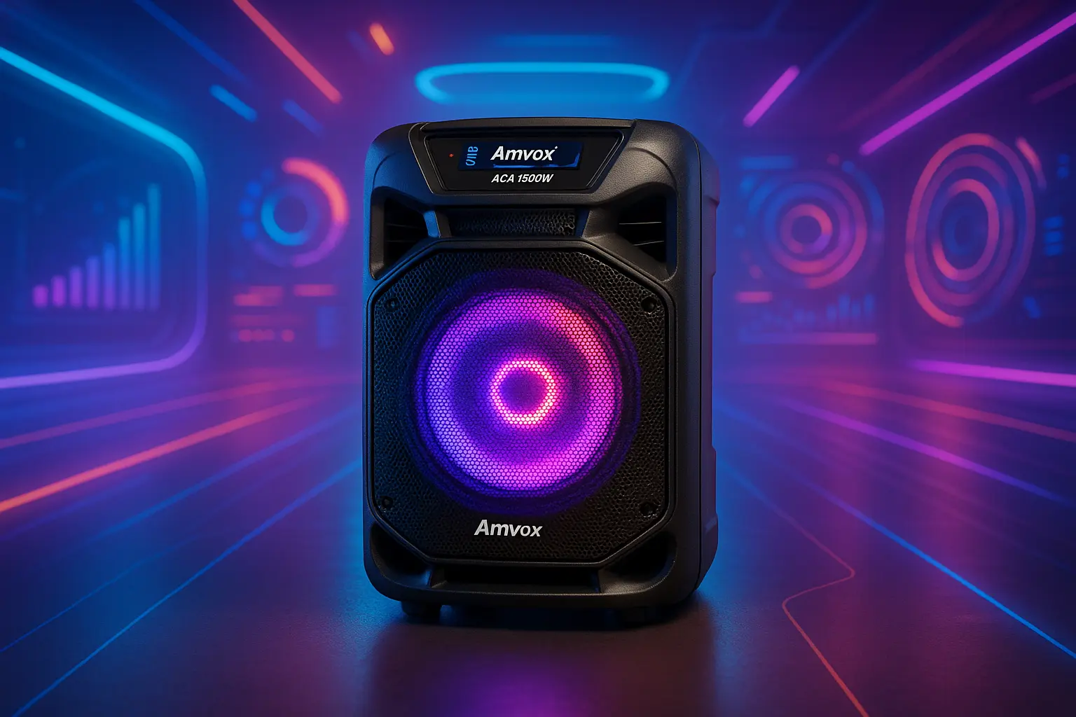 Amvox caixa de som amplificada ACA 1300W bons até R$1.549 com tecnologia de ponta