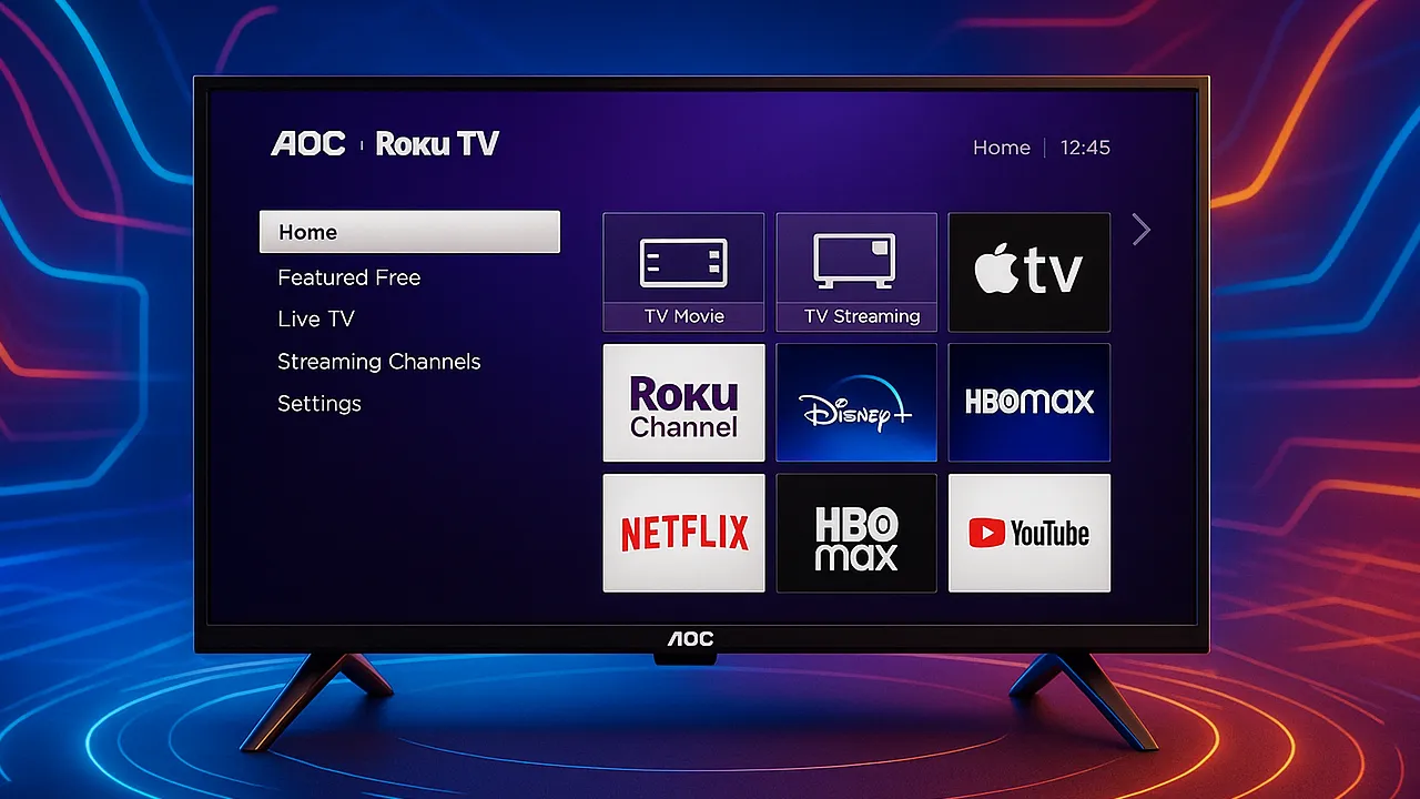 5 Melhores Smart TVs 32 Polegadas AOC Roku
