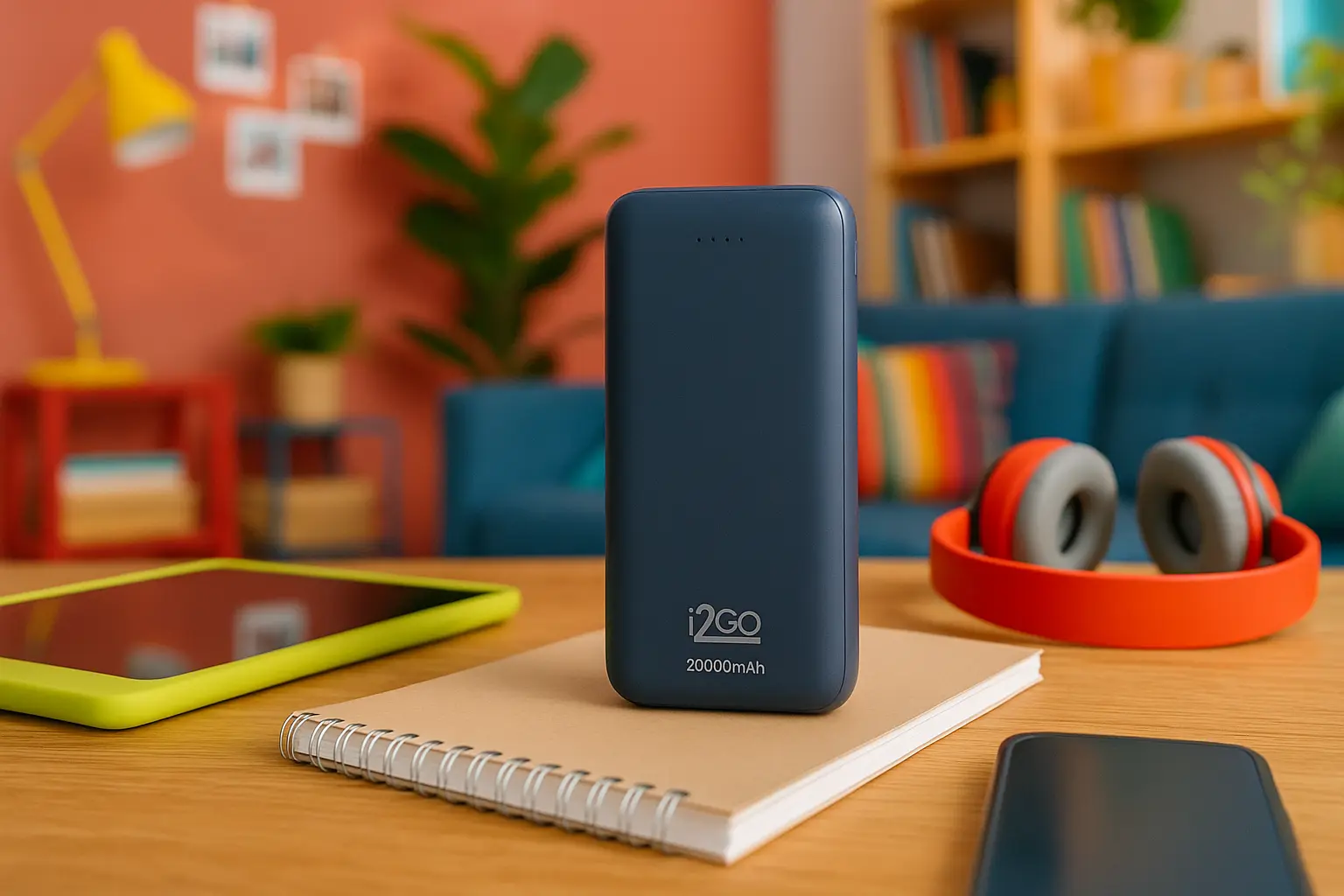 6 power bank i2GO 20000mAh com design premium por preço justo