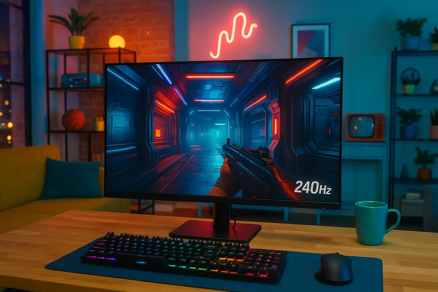 6 monitores gamer 240Hz com garantia estendida e suporte VIP