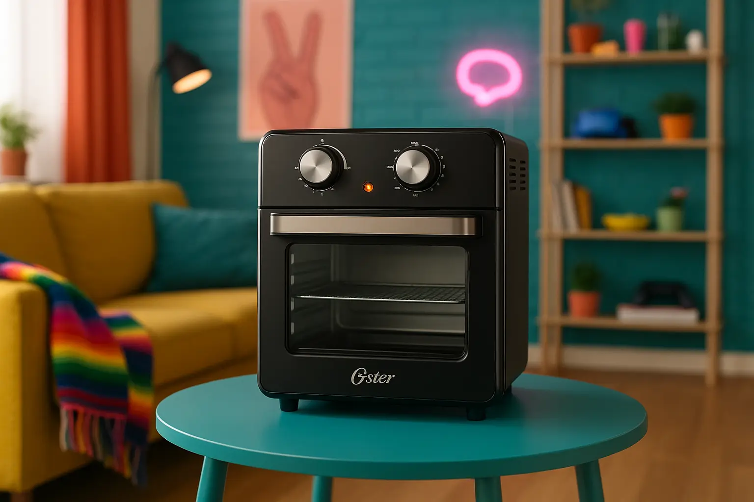 Air Fryer Oster Oven preta com forno 12l em oferta: 6 melhores negócios de 2025