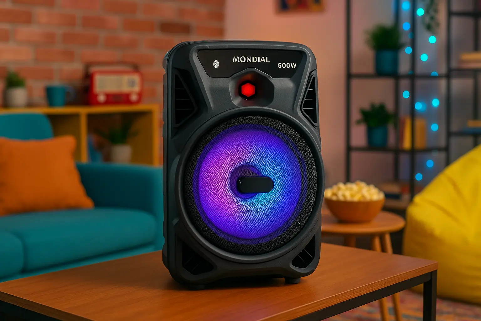 Custo‑benefício: 6 caixa de som bluetooth 600W Mondial por menos de R$750
