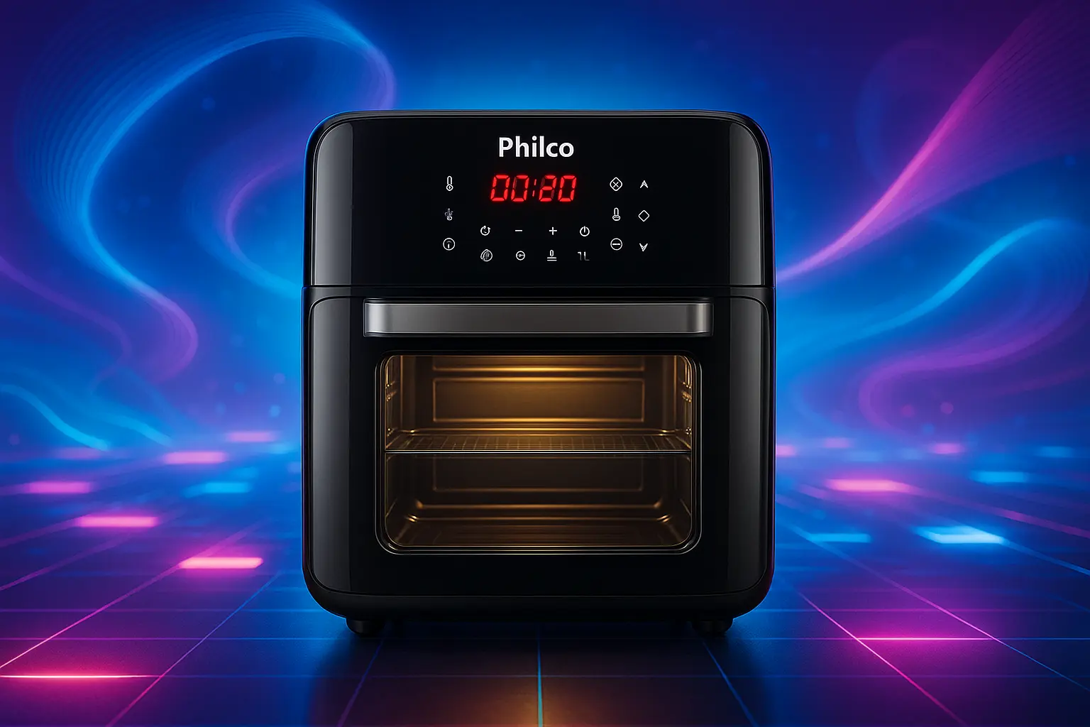 6 Air Fryer Philco 11L com desempenho turbinado para 2025