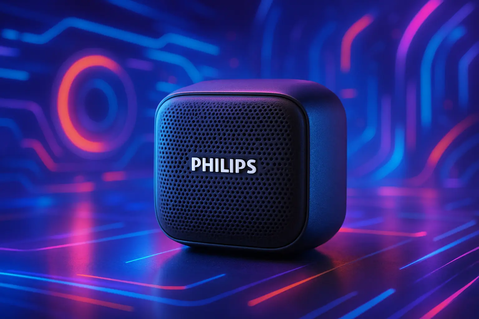 Caixa de som Philips pequena barata com alta avaliação