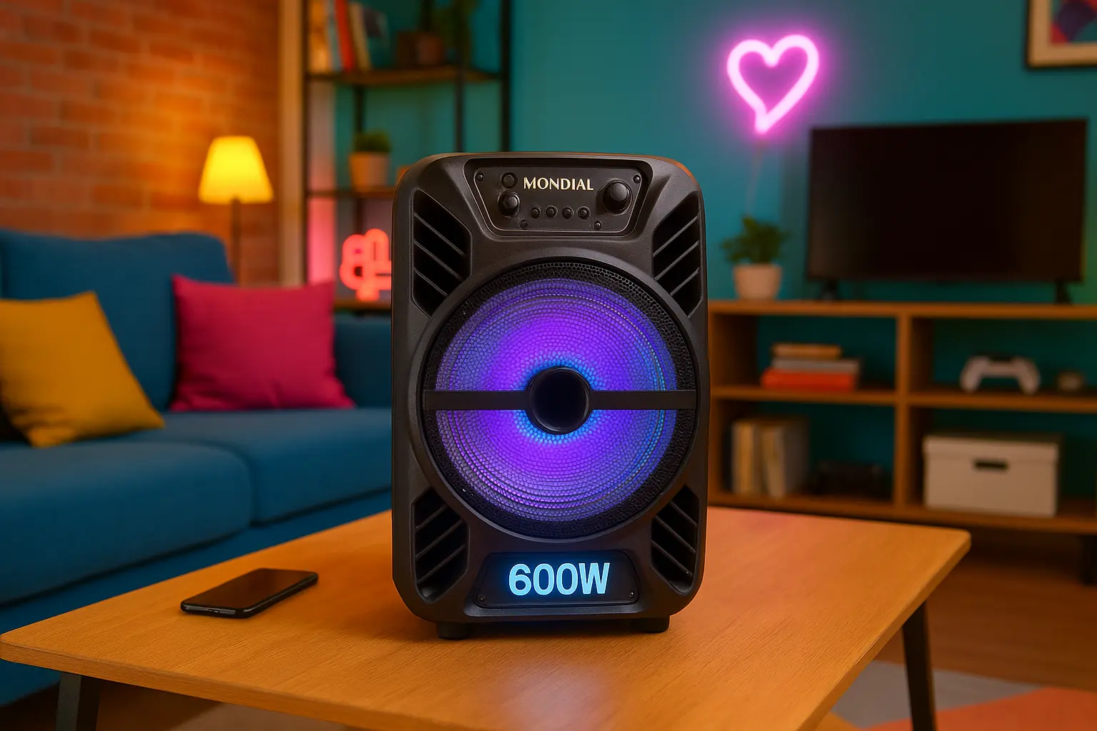 Melhor caixa de som Mondial 600W com Bluetooth em 2025