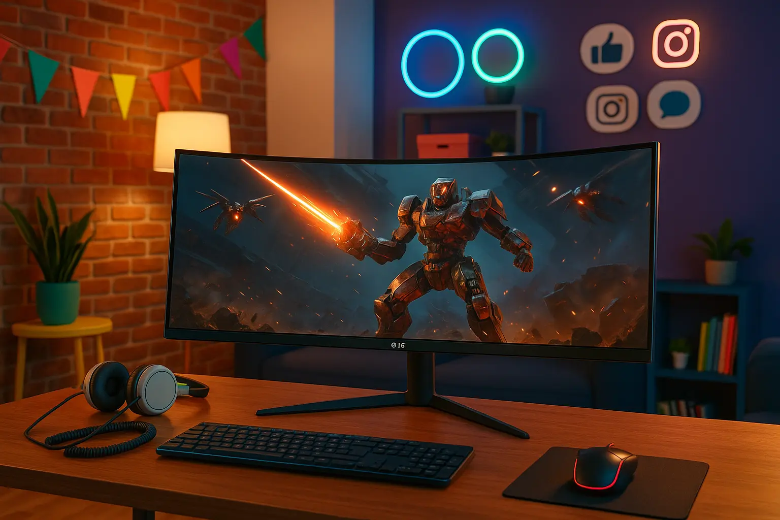 Monitor gamer LG UltraGear curvo 34 barato com alta avaliação