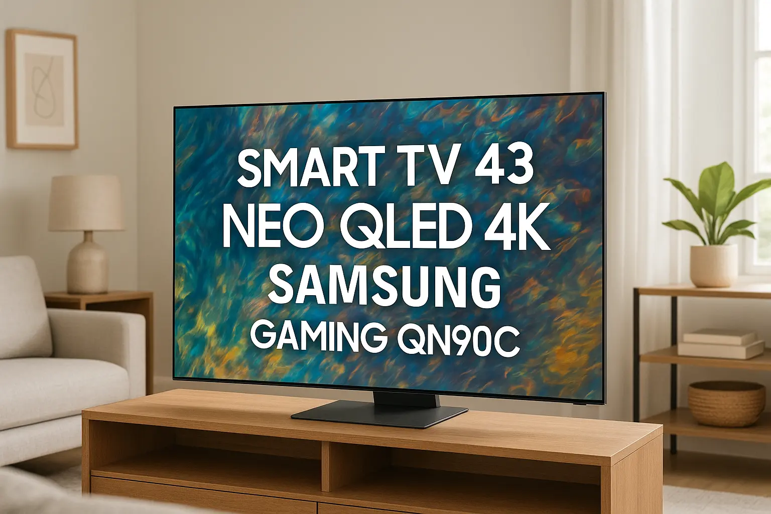 Melhor smart TV 43 NEO QLED 4K Samsung gaming custo benefício