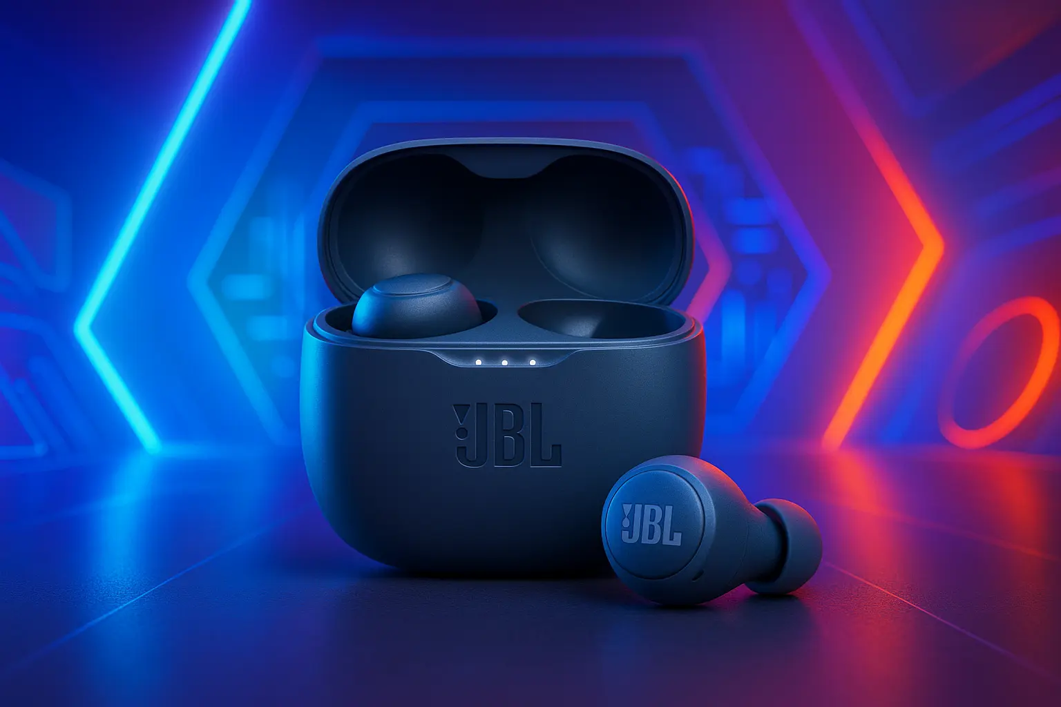 6 JBL fone de ouvido sem fio bluetooth Wave Buds TWS com desconto na Amazon