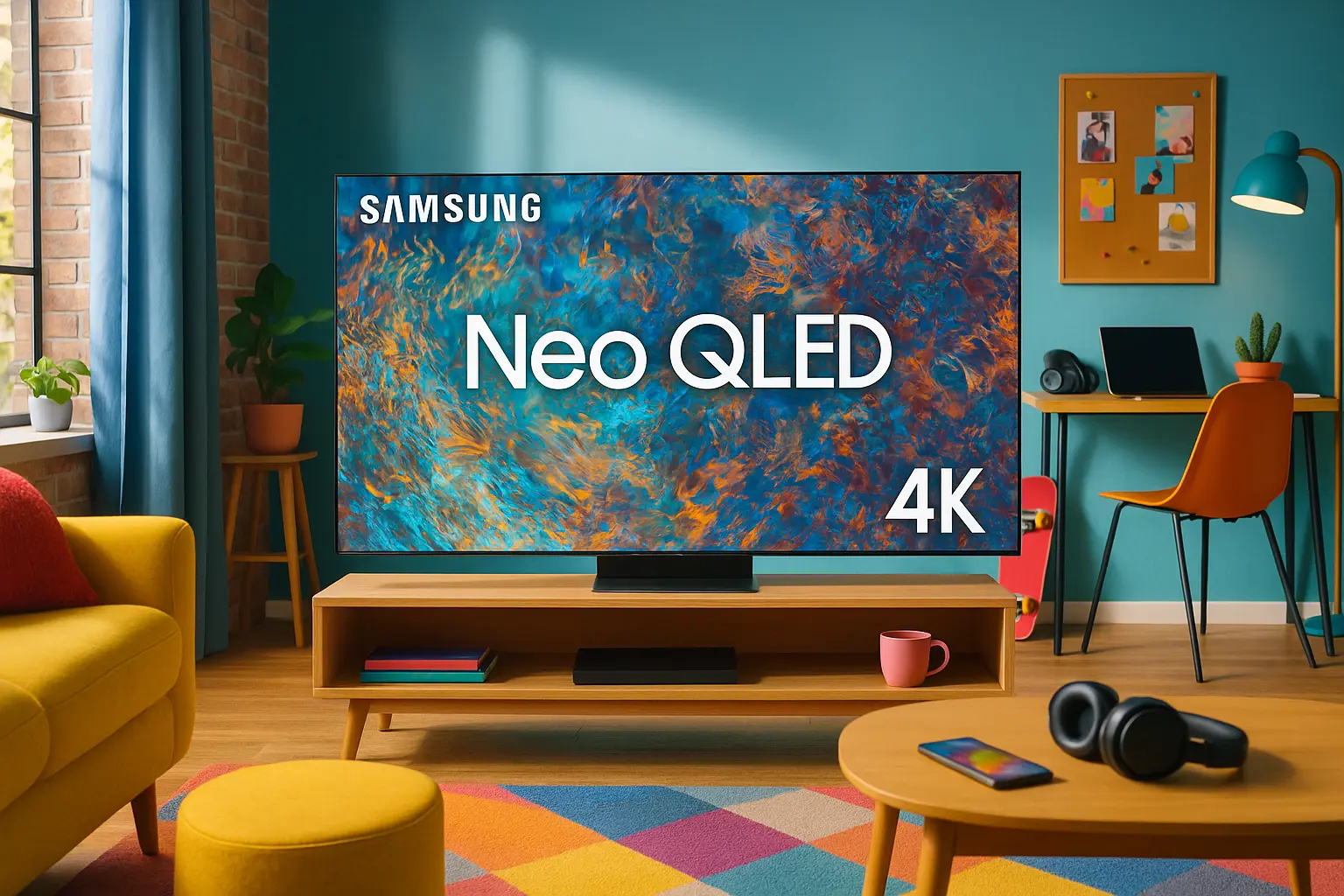 6 Samsung Smart TV 65 NEO QLED 4K: imagem de cinema com desconto na Amazon