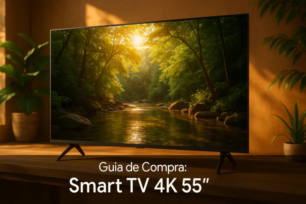 Guia de Compra: 5 Smart TVs 4K 55″ com Melhor Custo-Benefício