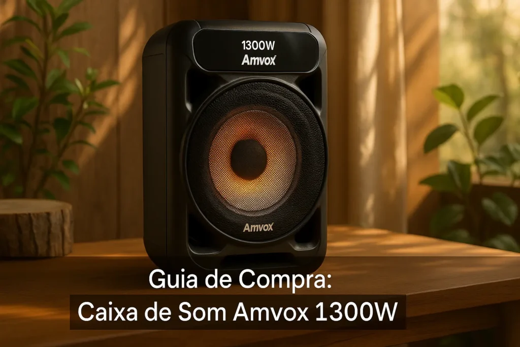 Guia de Compra: 5 Melhores Caixa de Som Amvox 1300W para Festas e Eventos