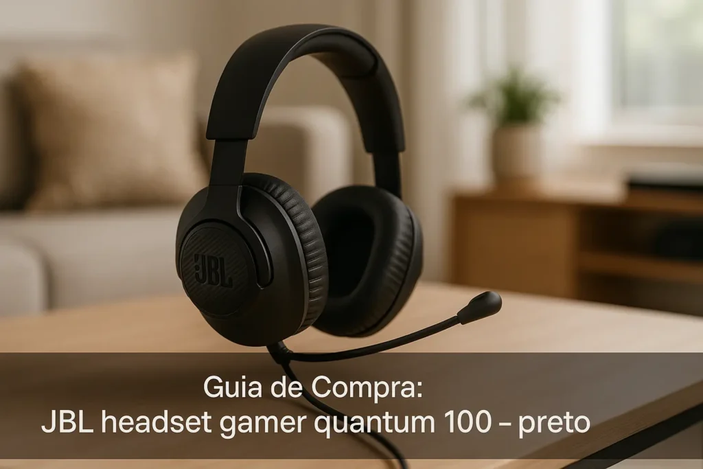 5 Melhores JBL Headset Gamer Quantum 100 - Preto