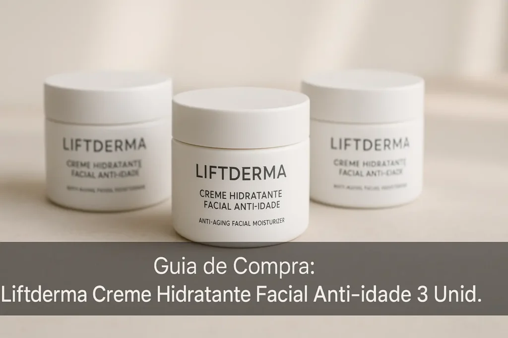 5 Melhores Liftderma Creme Hidratante Facial Anti-idade 3 Unid