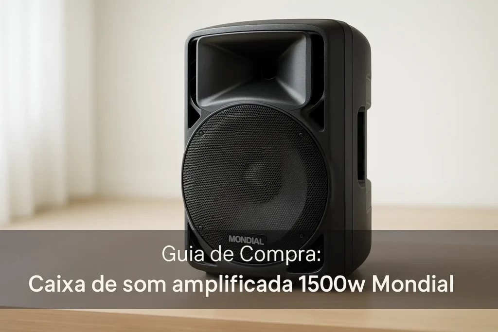 5 Melhores Caixa de Som Amplificada 1500w Mondial com Potência e Conectividade