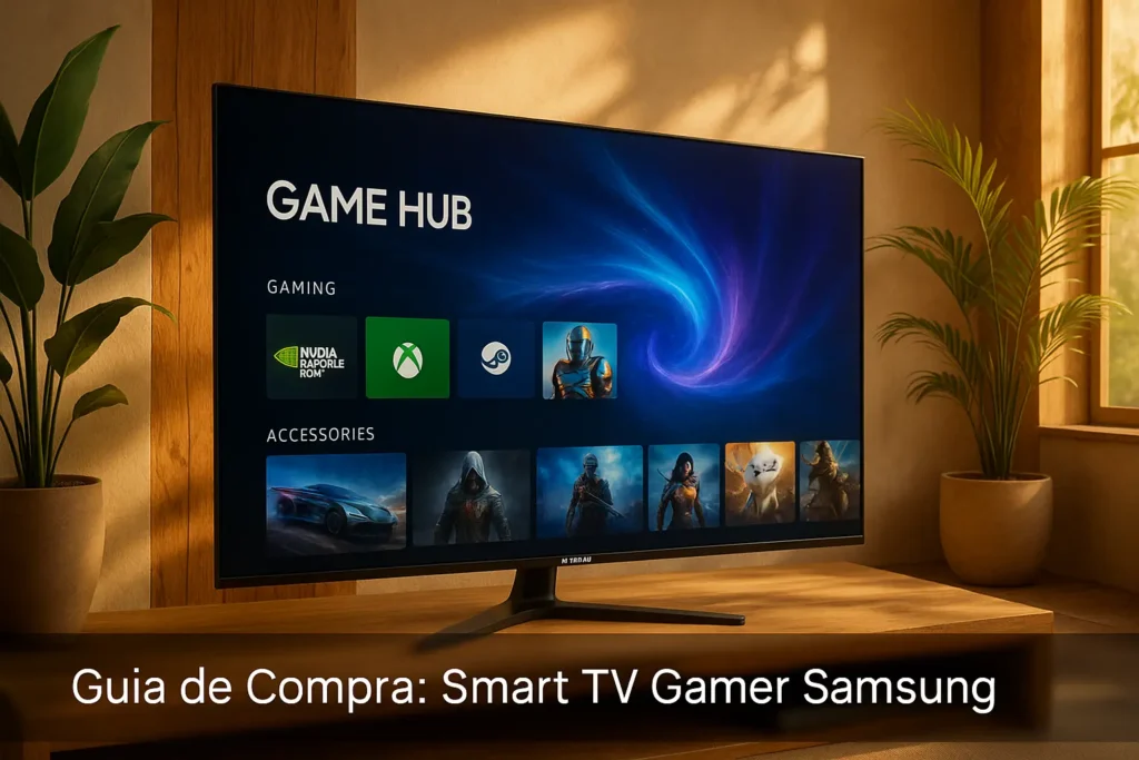 5 Melhores Smart TVs Gamer Samsung para Jogar em 2025