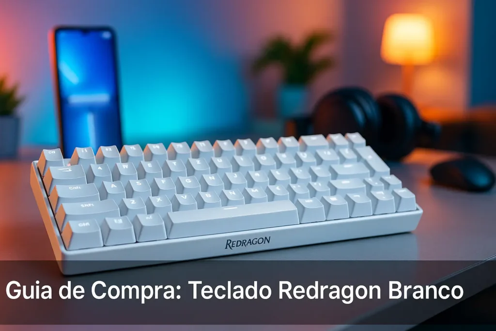 Guia de Compra: 5 Melhores Teclados Redragon Brancos para 2025