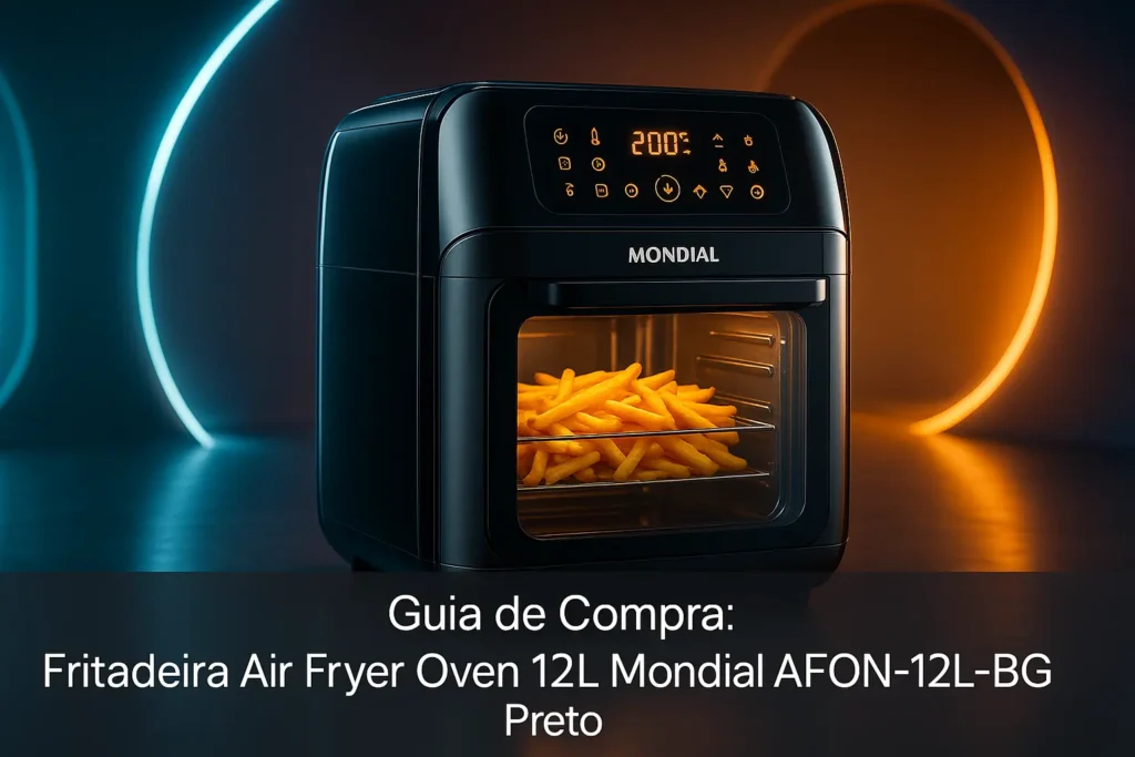 5 Melhores Fritadeiras Air Fryer Forno Oven 12L Mondial