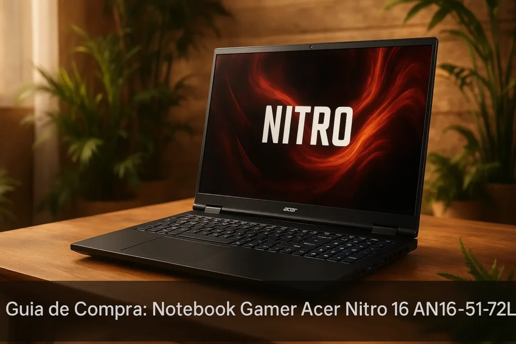 5 Melhores Notebook Gamer Acer Nitro 16 AN16-51-72LX com Garantia e Suporte no Brasil