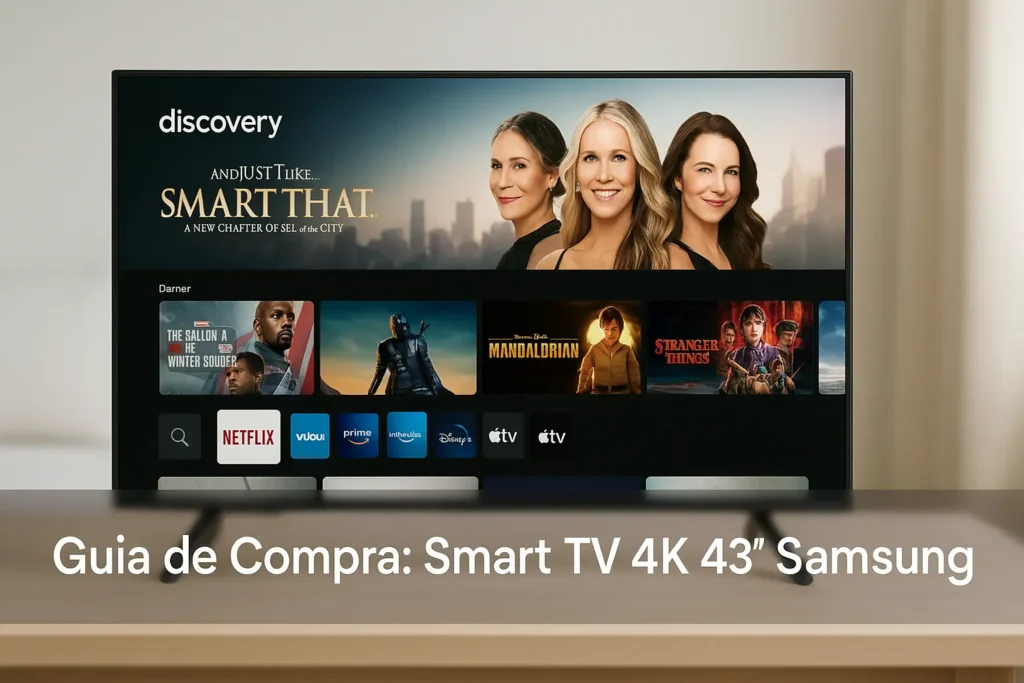 5 Melhores Smart TV 4K 43 Samsung com Tecnologia de Ponta