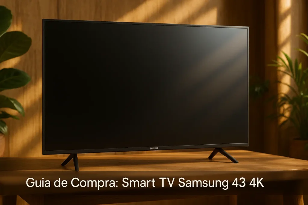 Guia de Compra: 5 Melhores Smart TVs Samsung 43" 4K para 2025