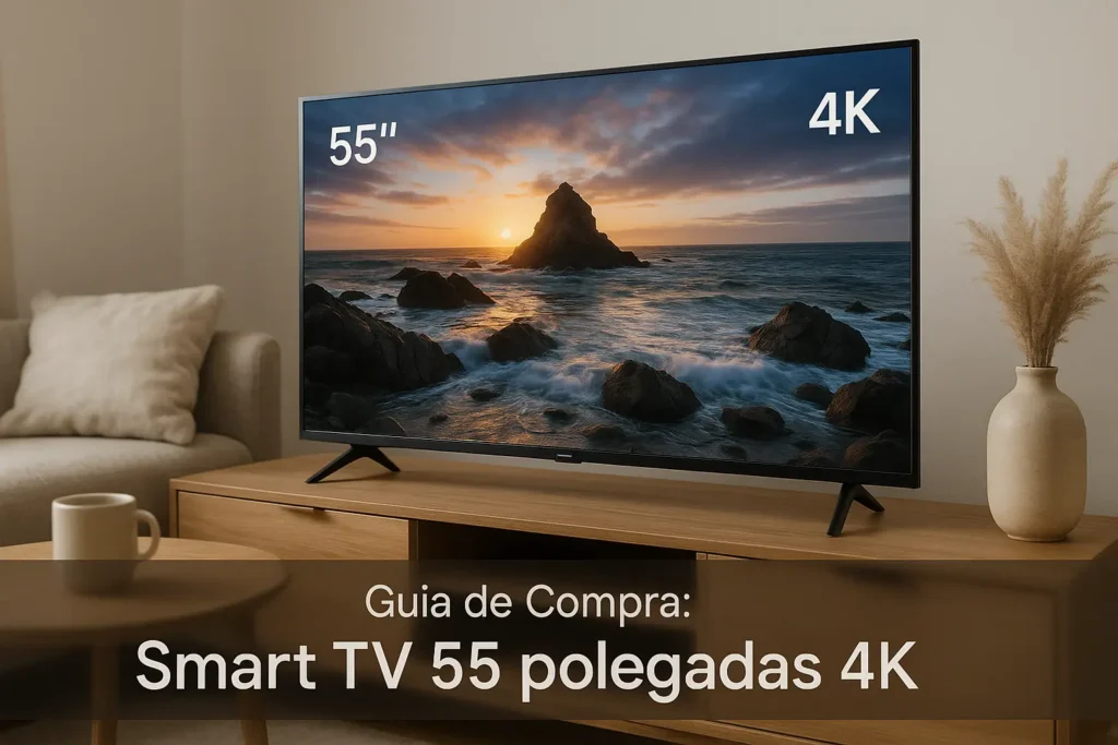 Guia de Compra: 5 Melhores Smart TV 55 polegadas 4K com Estoque no Brasil
