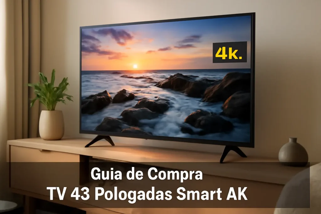 5 Melhores TVs 43 Polegadas Smart 4K para 2025