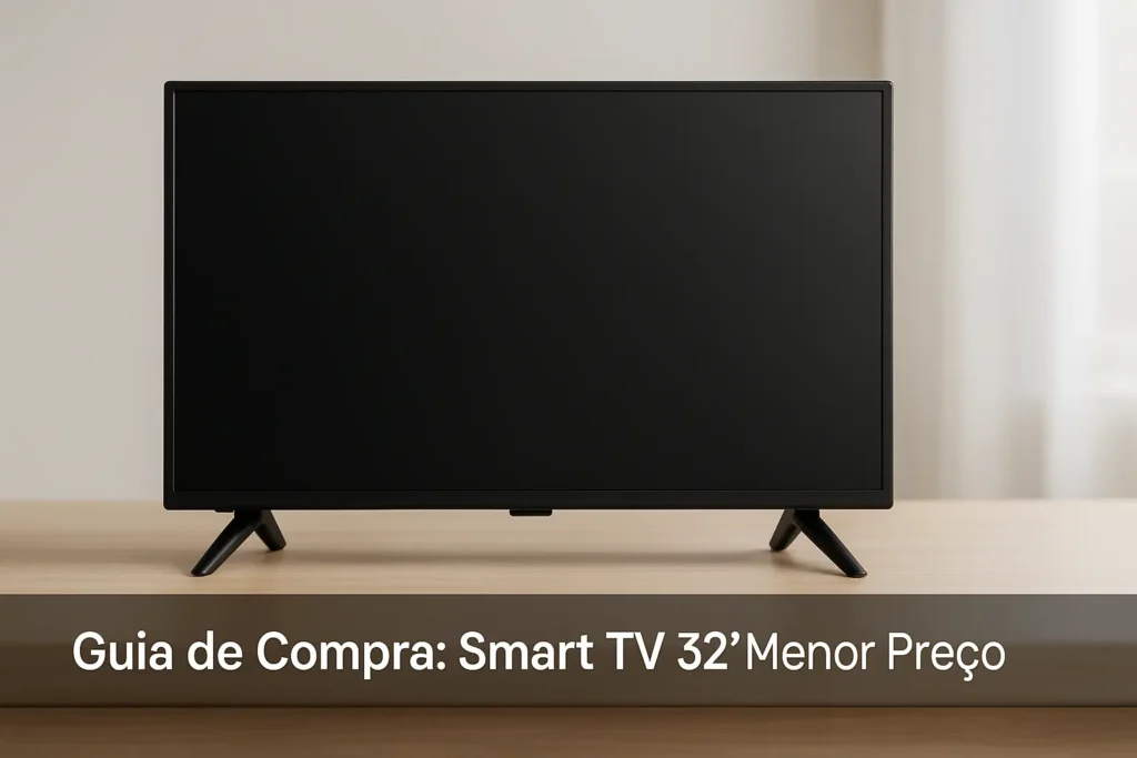 5 Melhores Smart TVs de 32” com Menor Preço em 2025