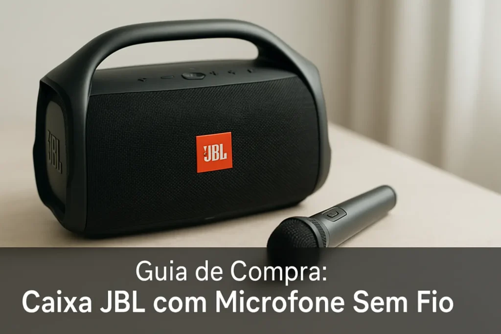5 Melhores Caixa JBL com Microfone Sem Fio para Quem Busca Potência e Diversão