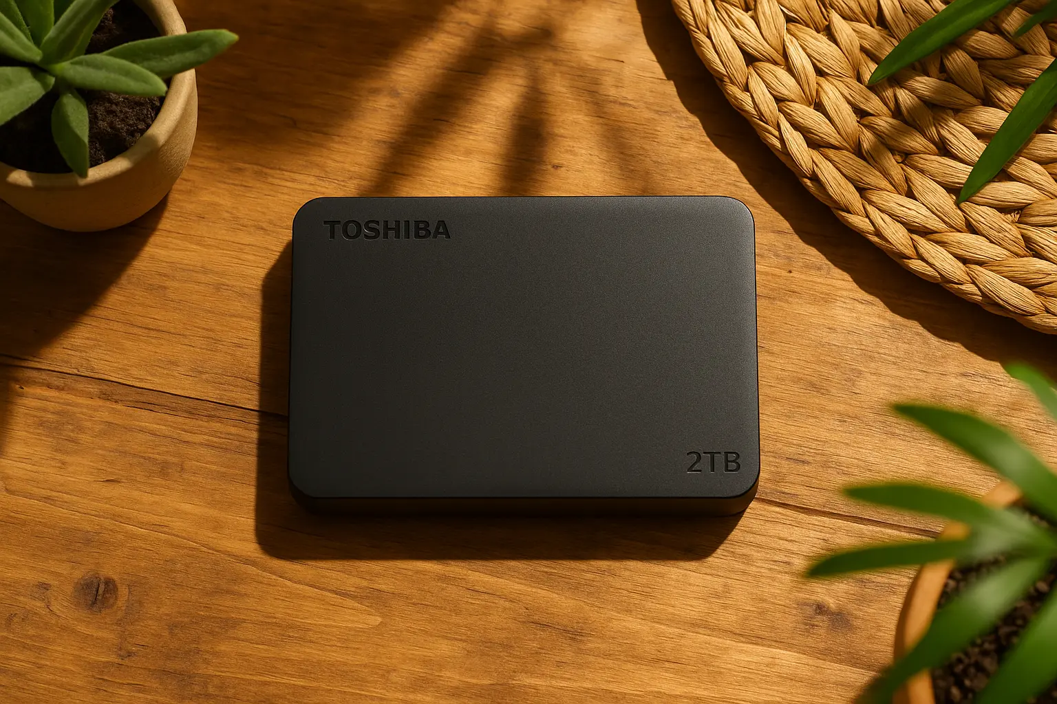 HD externo Toshiba 2TB Canvio Basics preto barato e confiável para qualquer bolso