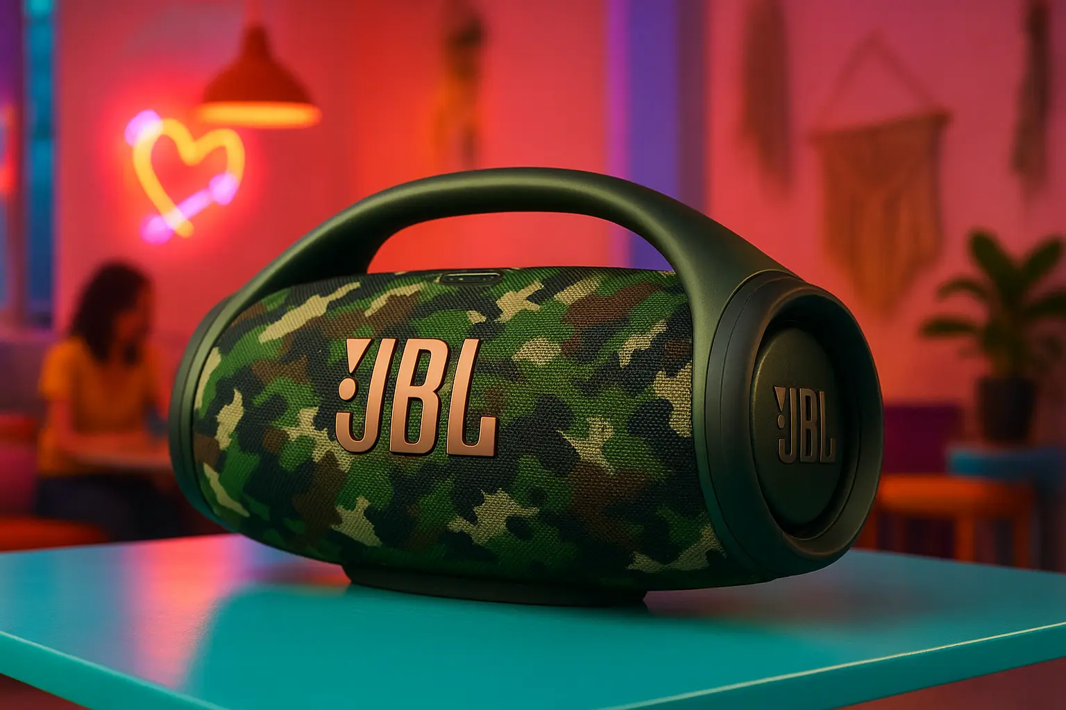 6 caixas JBL Boombox 3 camuflada por menos de R$2.569 — promoção por tempo limitado