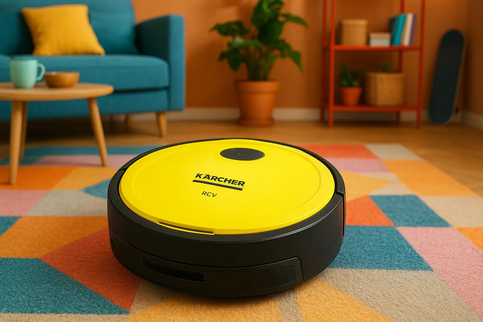 Robô aspirador de pó Karcher RCV 5 - Bivolt barato e bom recomendados por especialistas