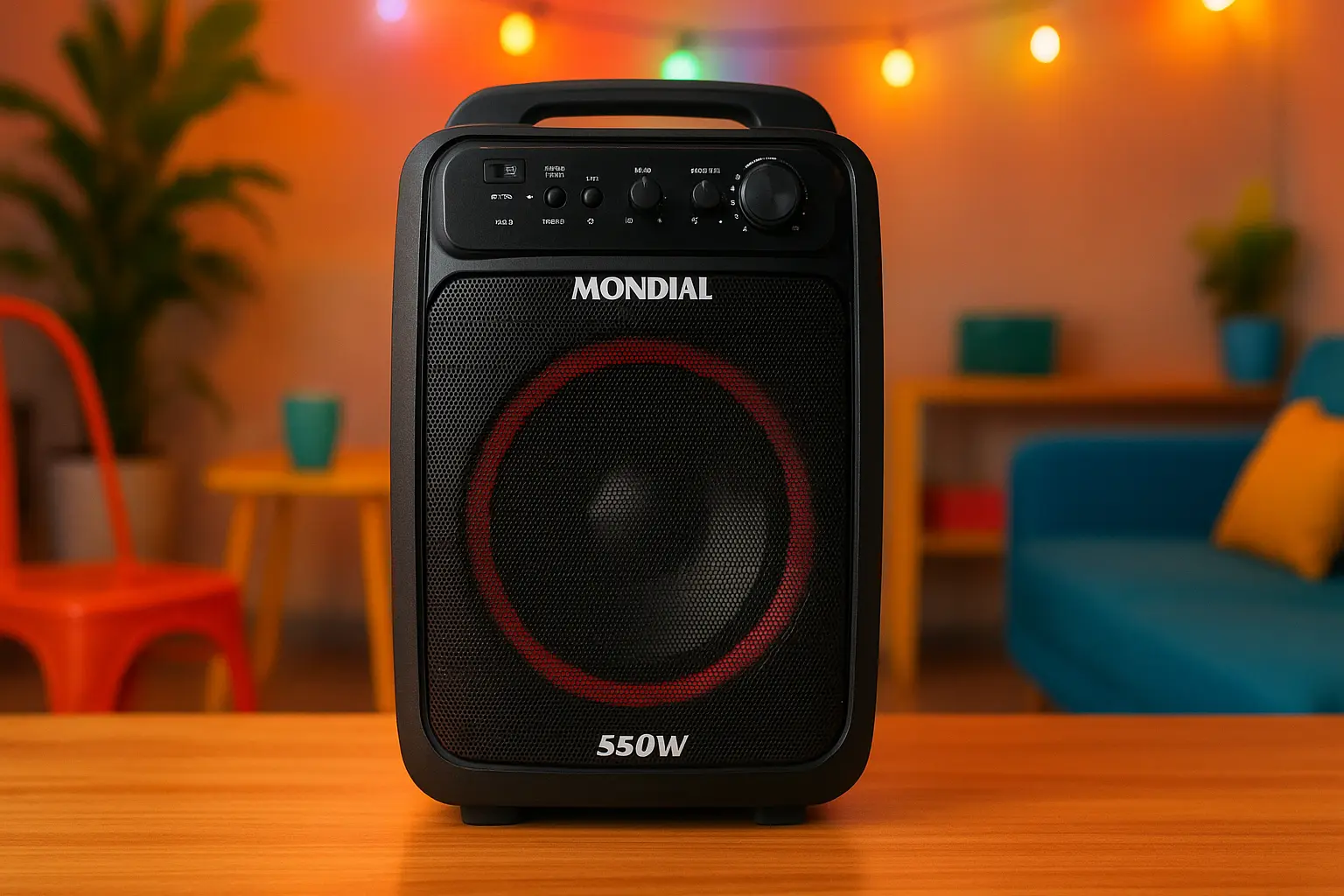 Caixa de som amplificada bluetooth 550w Mondial cm550 bom e barato que valem a pena