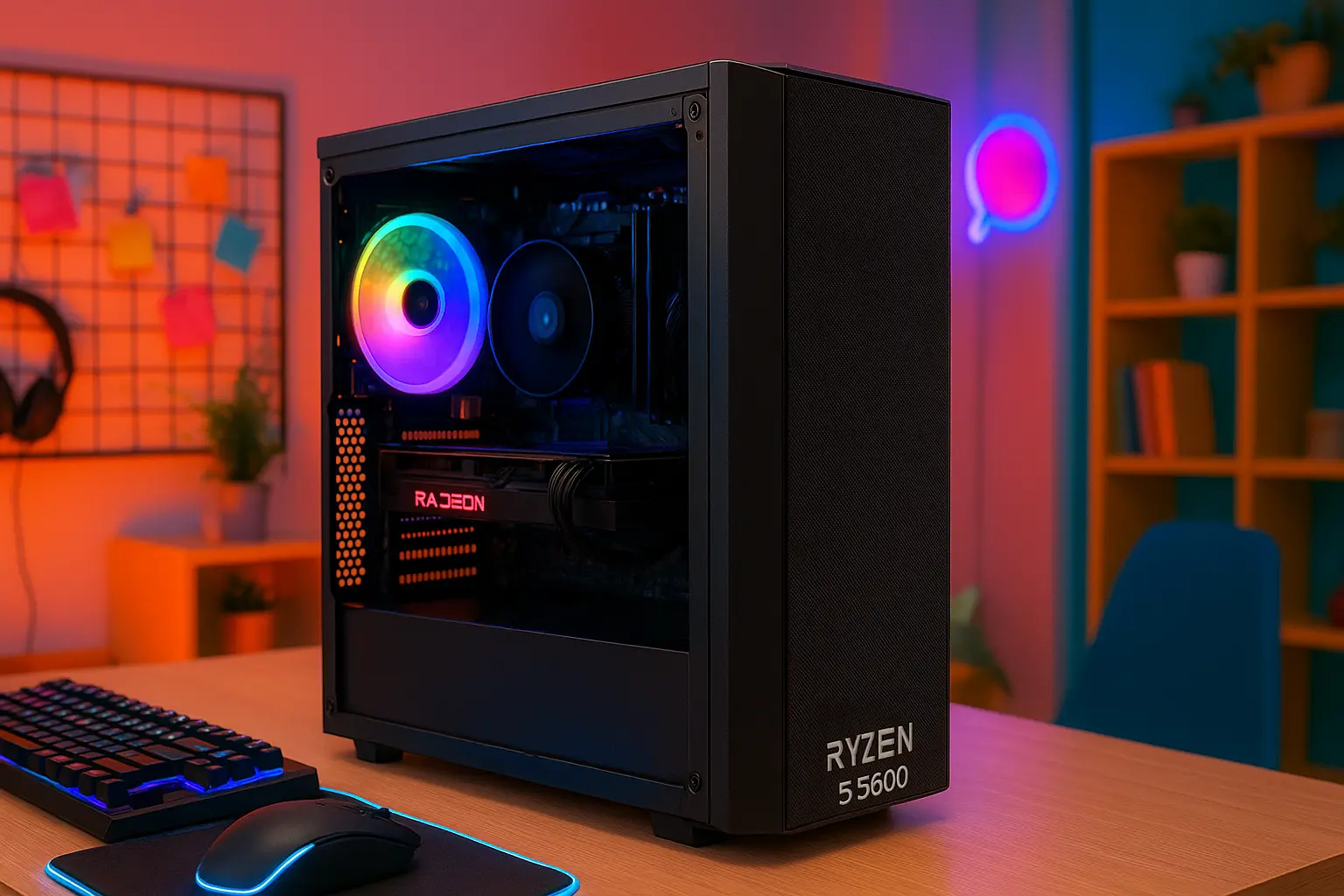 6 PC gamer Ryzen 5 5600 com design premium por preço justo em 2025