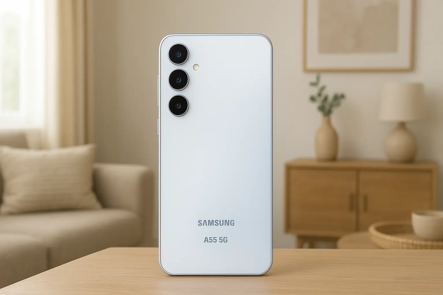Melhor Galaxy A55 5G 256GB da Samsung com equilíbrio premium