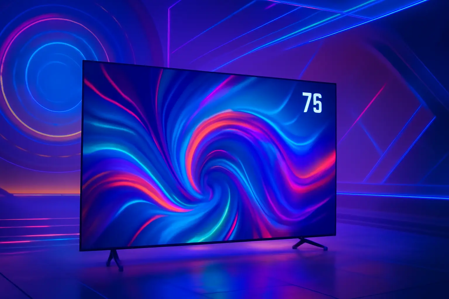 Smart TV 75" barata com alta avaliação