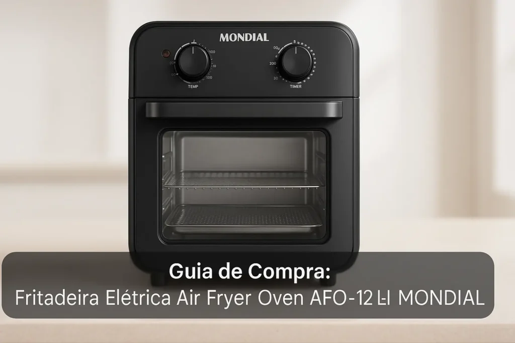 5 Melhores Fritadeiras Air Fryer Forno Oven AFO-12L-BI Mondial