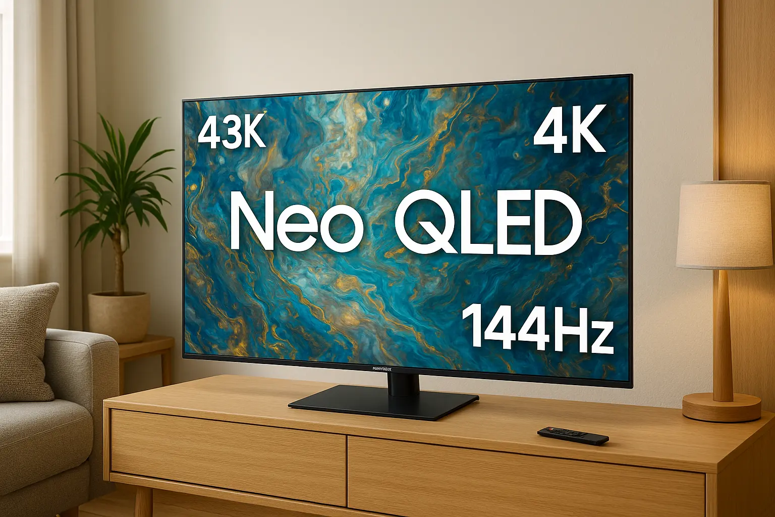Smart TV 43 4K Neo QLED Samsung Gaming 144hz em oferta: 6 melhores negócios