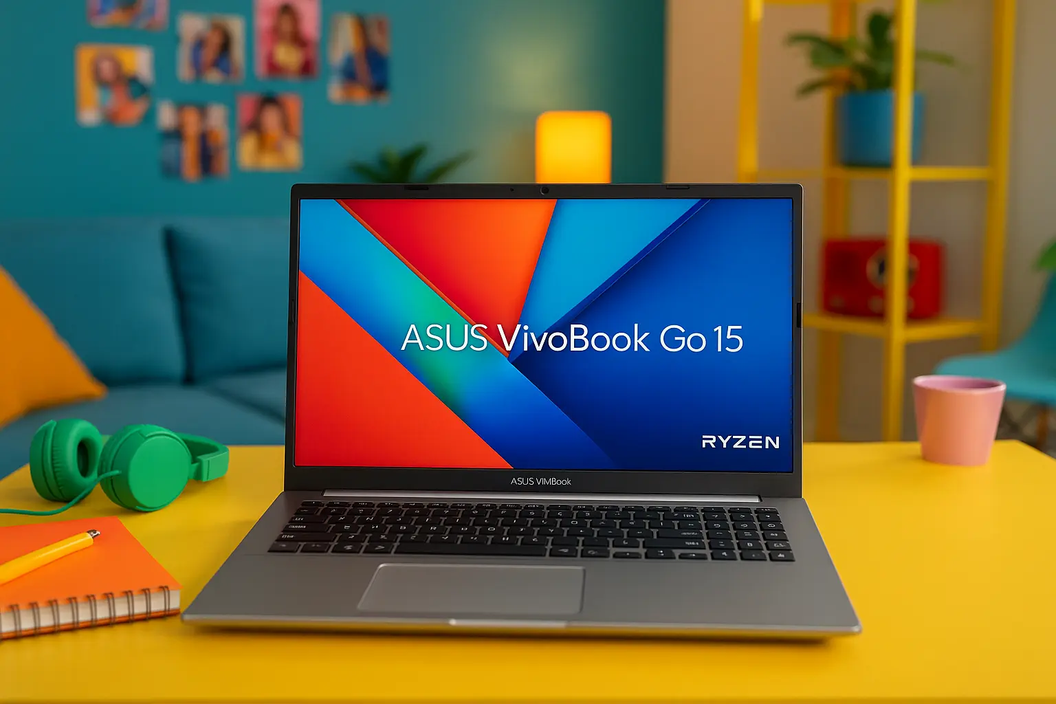 Notebook ASUS VivoBook Go 15 Ryzen 5 barato com alta avaliação