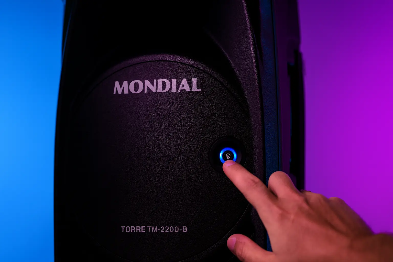 3 caixas de som torre Mondial 1500W para animar qualquer festa
