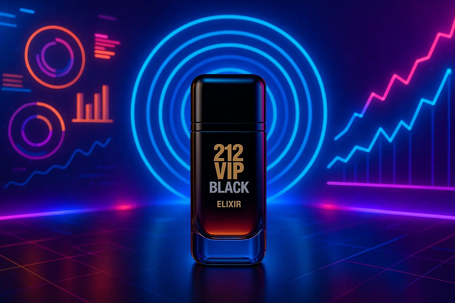 6 212 Vip Black Elixir perfume: sofisticação com desconto na Amazon