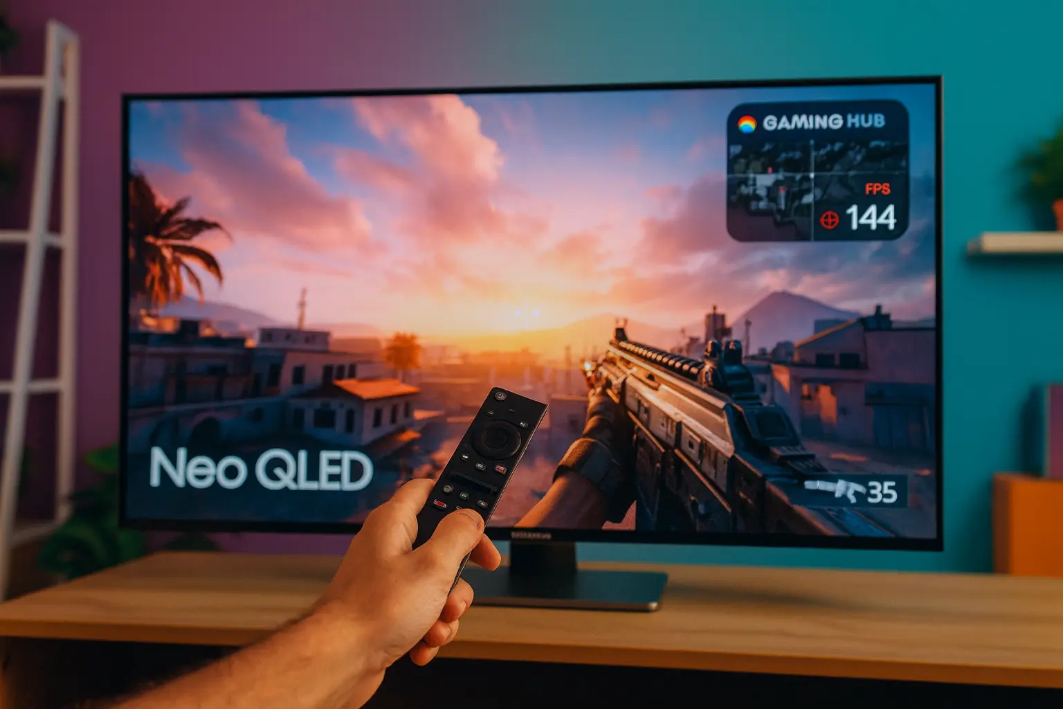 TV Samsung smart gaming QLED 4K confiáveis