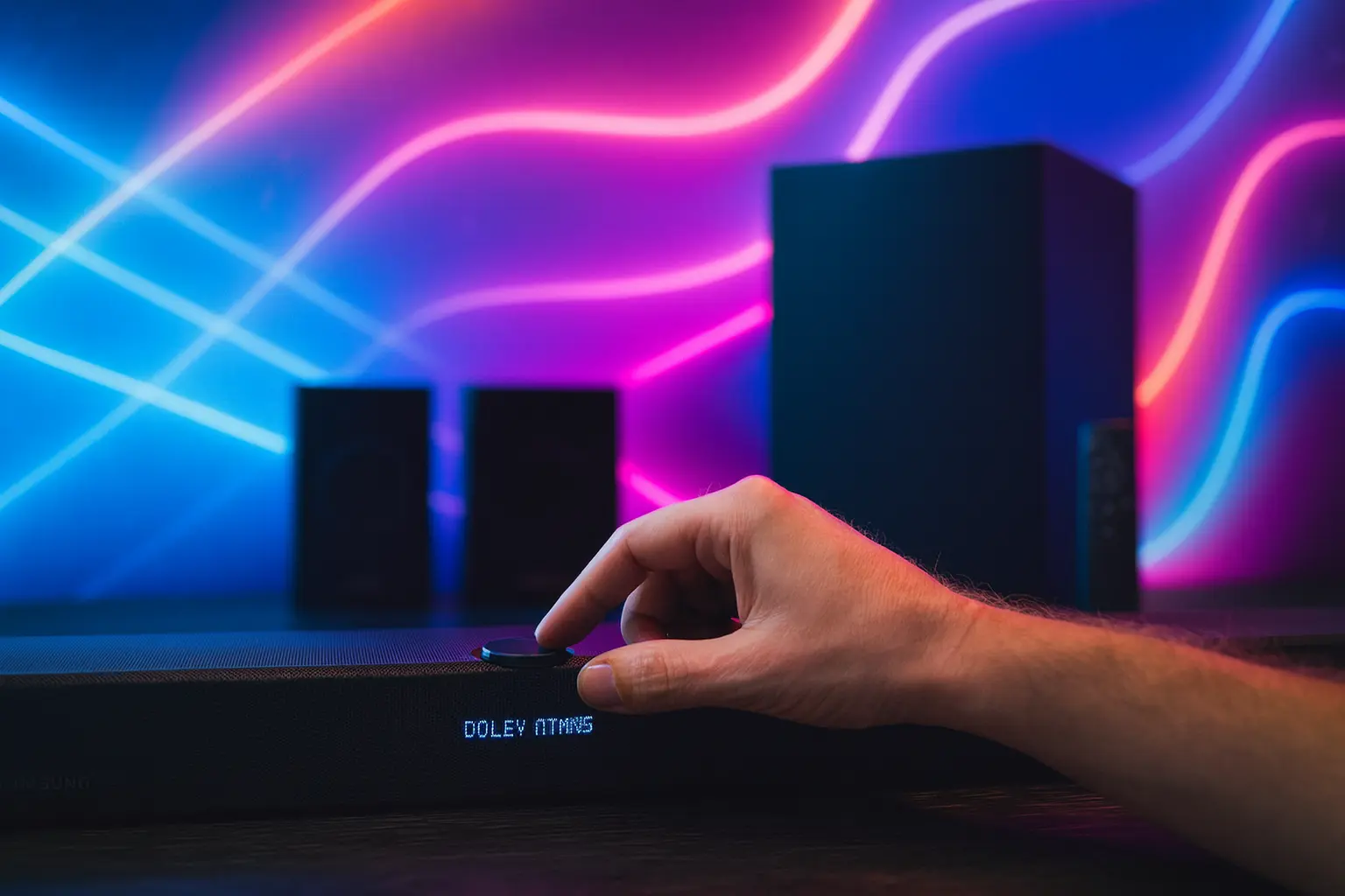 Som imersivo: 3 Samsung HW-Q990D soundbar em destaque